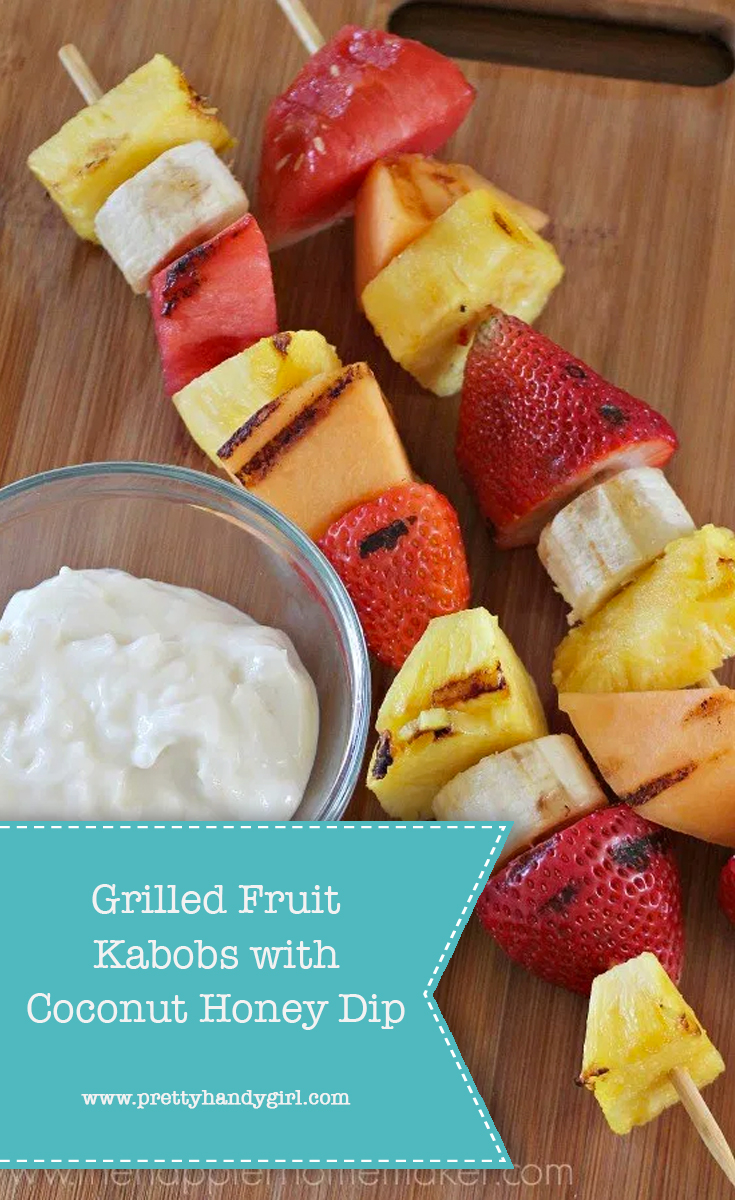 Grilled Fruit Kabobs with Coconut