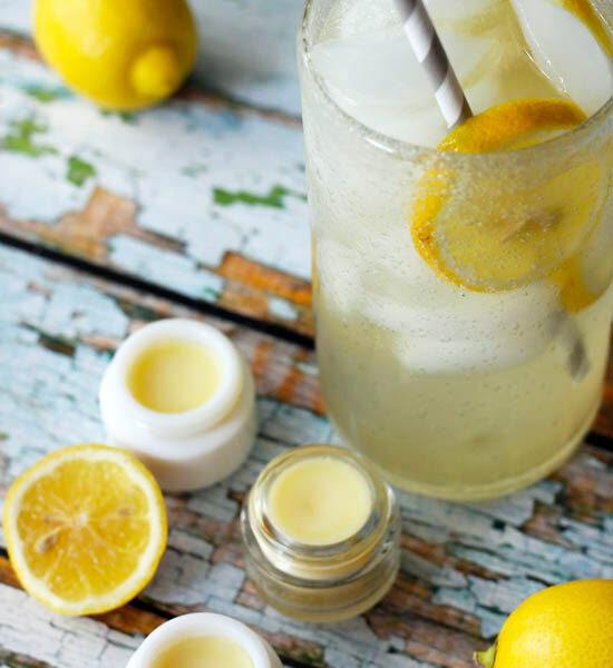DIY Lemonade Lip Balm