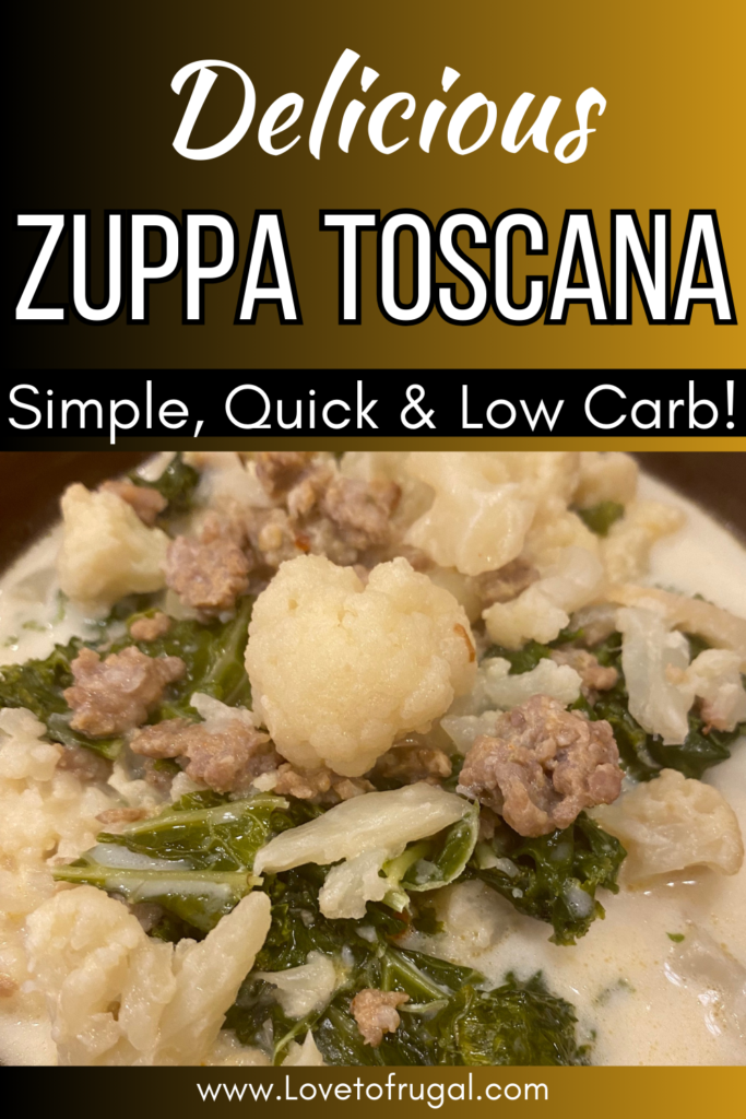 The Best Low Carb Zuppa Toscana Recipe-Delicious, Easy, Frugal