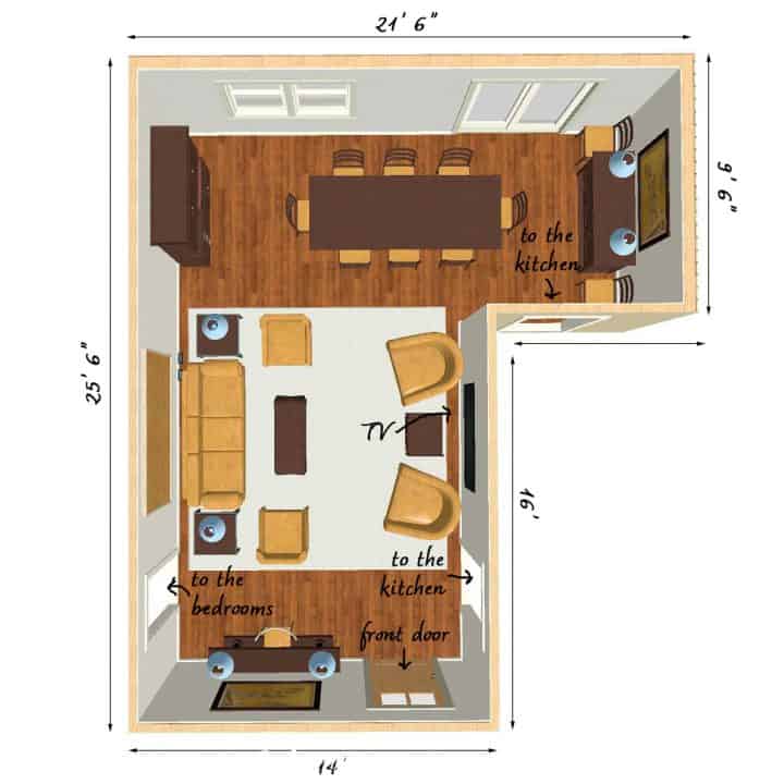 awkward living room furniture arranging ideas