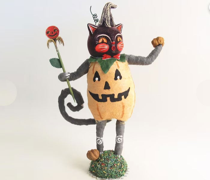 paper-mache-halloween-cat-decoration